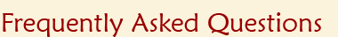 Frequently Asked Questions