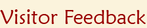 Visitor Feedback