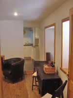 Kingston Apartment 1 - looking into the kitchen from the sitting room