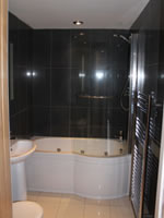 Kingston self catering lodge in Orkney - luxurious bathroom