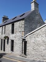 Kingston lodge exterior of the Self Catering House in Orkney
