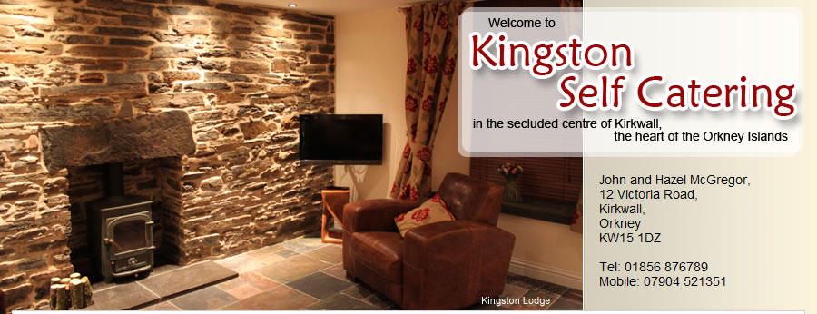 The sitting room in Kingston Lodge in Kirkwall, Orkney
