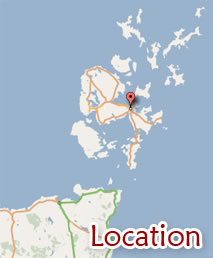 Location of Kingston Self Catering in the Orkney Islands